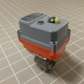 Válvula de bola atuada elétrica de 3 PCes para o controle do ar, do gás, do óleo e do líquido