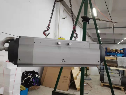 Acionador de pivô de dupla ação de modo de controlo marítimo fabricado em material 316SS 304SS