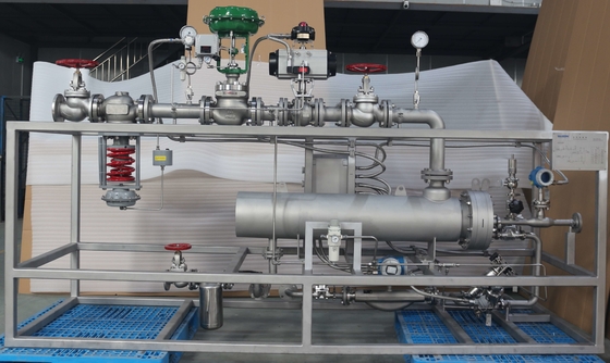 Patim industrial equipamento montado para a válvula de vapor do permutador de calor