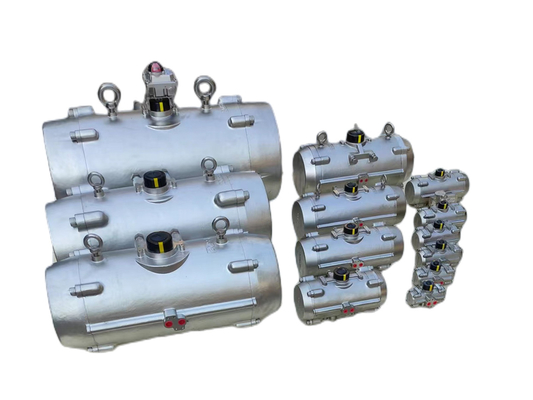 Modo de controlo de dupla ação Função do atuador de giro trimestral offshore
