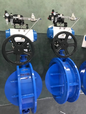 Ampolgador acionado por atuador pneumático Ampolgador de borboleta de alta temperatura Ampolgador de borboleta motorizado