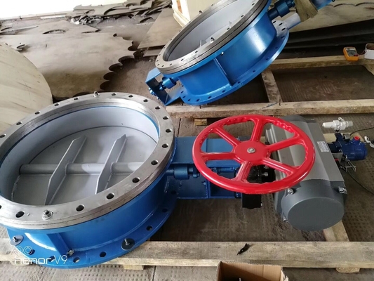 Ampolgador acionado por atuador pneumático Ampolgador de borboleta de alta temperatura Ampolgador de borboleta motorizado