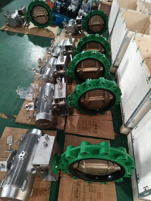Marine Air Operated Butterfly Valve 316SS para o equipamento de perfuração do Seawater