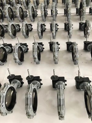 Válvula borboleta tipo lug 150lb com disco de bronze de alumínio