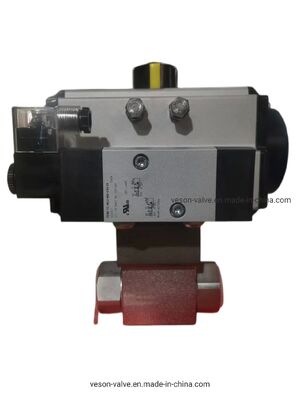 Pneumatic Rack and Pinion Actuator with 3878NM Output Torque VDI/VDE3845 Standard and 40-100psig Air Supply