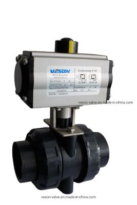 Pneumatic Rack and Pinion Actuator with 3878NM Output Torque VDI/VDE3845 Standard and 40-100psig Air Supply