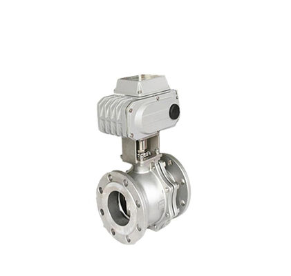 Electric Actuated Ball Valve 3-PC Clamp Type with ISO5211 Standard and PN1.0-32.0MPa Pressure Rating