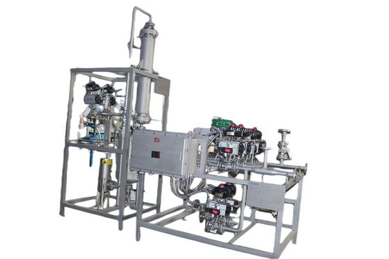 Sistema de válvulas de esferas flutuantes montadas em deslizamento com tipo recto para uso industrial