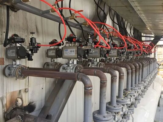 Equipamento Montado em Skid com Válvula de Esfera Flutuante e Tipo Passante para Uso Industrial