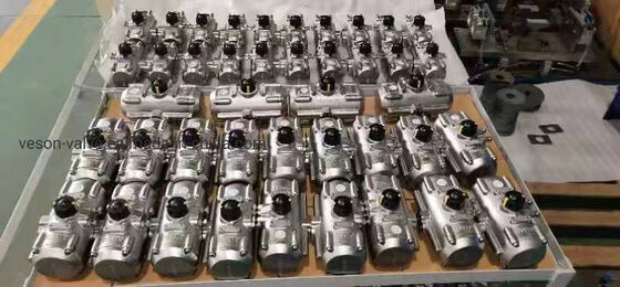 Atuador Pneumático Resistente à Corrosão em Aço Inoxidável para Plataformas de Petróleo e Gás Offshore Marítimas