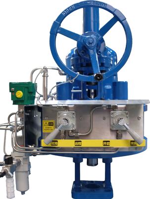 Actuador linear pneumático de aço de dupla ação para aplicações de válvulas personalizadas