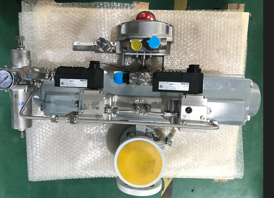 Pacote de Válvula de Esfera Pneumática Automatizada de 2 Vias para Controle de Fluxo de Dosagem em Lote Precisa