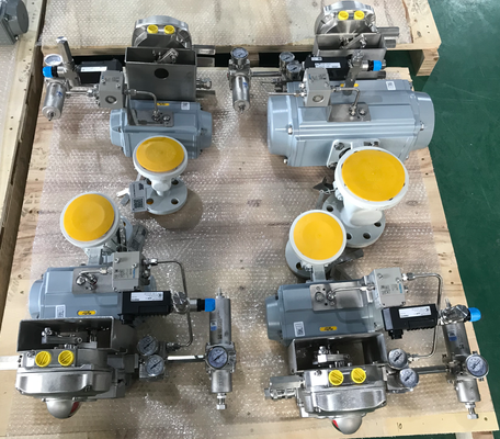 Pacote de Válvula de Esfera Pneumática Automatizada de 2 Vias para Controle de Fluxo de Dosagem em Lote Precisa