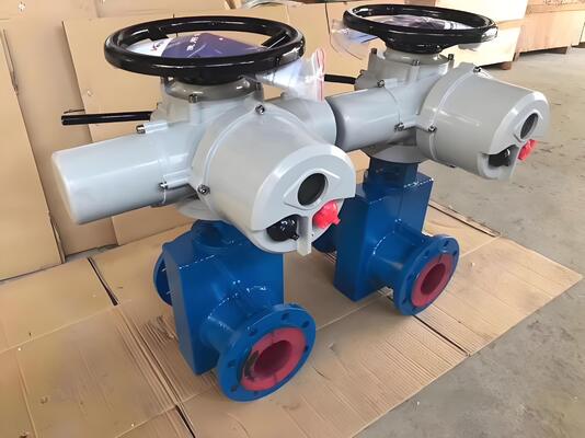 Pacote de Válvula de Pinch Elétrica de Alto Desempenho Projetado para Controle de Tubulação de Lama Anti-Entupimento
