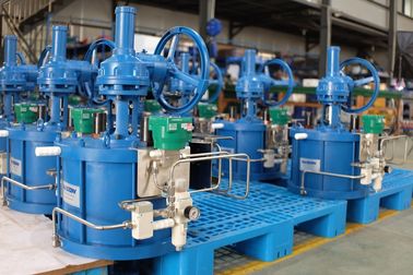 Atuador de acionamento pneumático linear que automatiza a maioria dos tipos de válvulas ascendentes