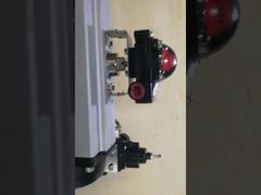 Válvula de corte pneumática VESON válvula de esfera flangeada pneumática