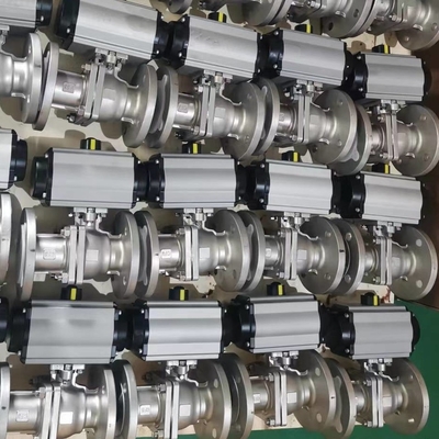 Atuador pneumático horizontal do ar da solda do soquete fora na válvula com interruptores de limite