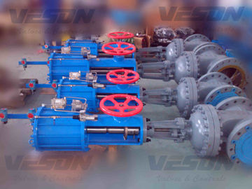 Atuador linear do ar pneumático industrial para válvulas de porta da faca e válvulas de globo
