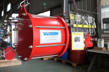 Atuador pneumático do garfo escocês resistente para o produto químico e o petroquímico