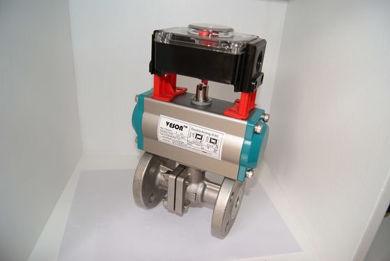 Prova flangeada da ruptura do API 6D pneumática sobre fora da válvula