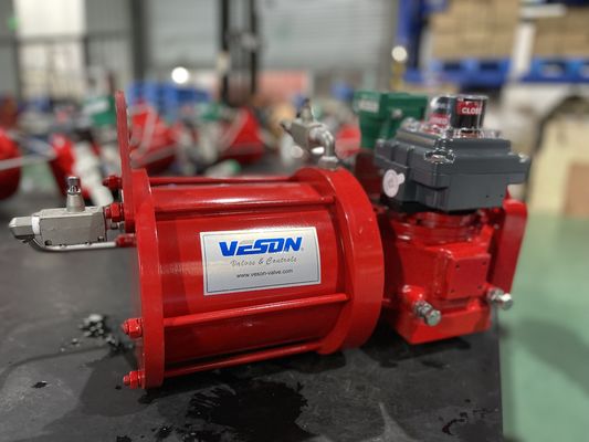 Yoke Pneumatic Actuator escocês ativo dobro